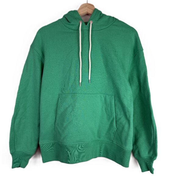 Everlane The Track Organic Cotton Popover Sweatshirt Hoodie Mint Green XXS - Picture 3 of 7